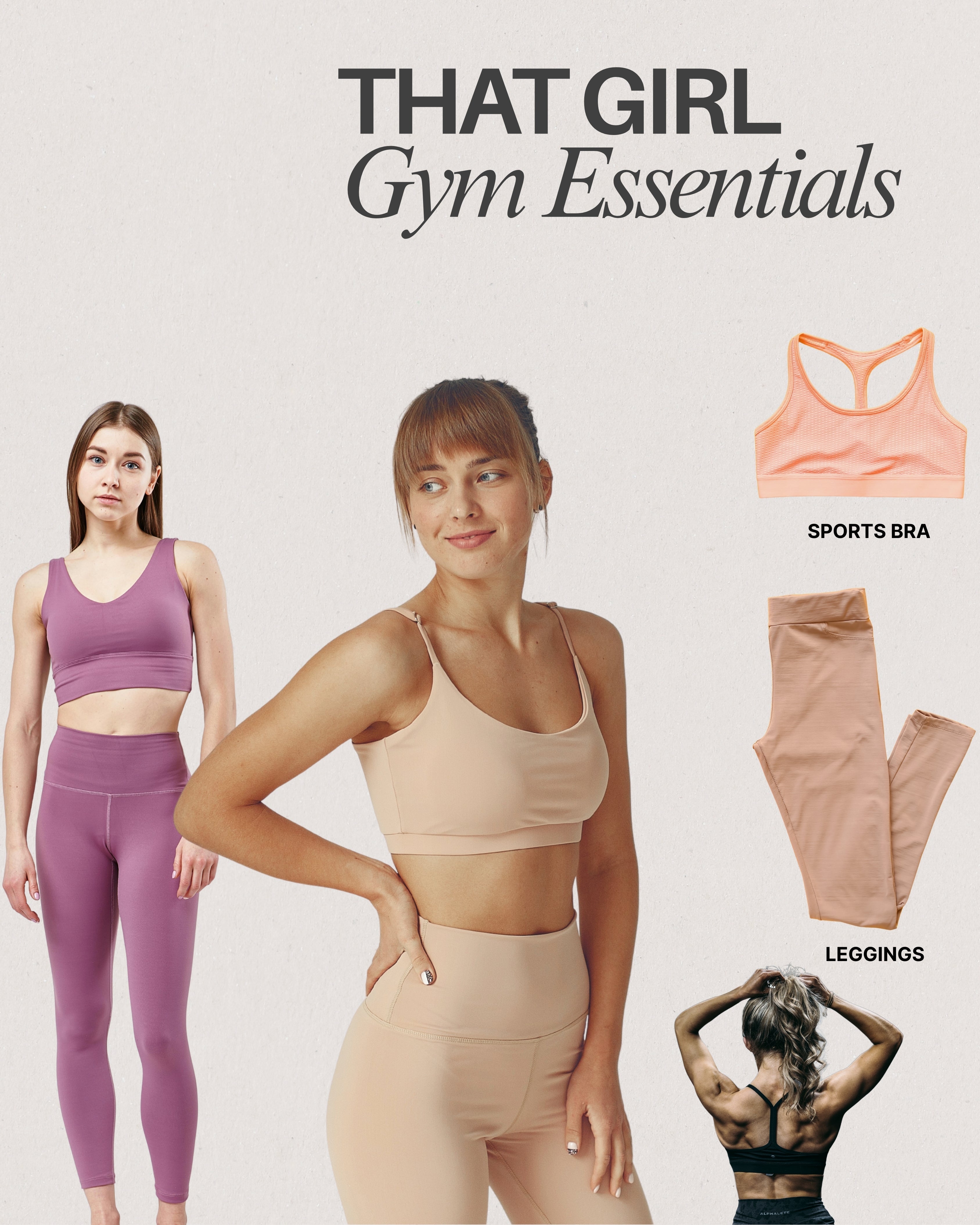 SOLID COLOUR SPORTS BRA