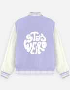 Unisex Stay Weird Varsity Jacket – Premium Cotton 300 GSM|