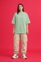 Unisex Terry Oversized Tee — 90/10 cotton-poly blend 260 GSM|