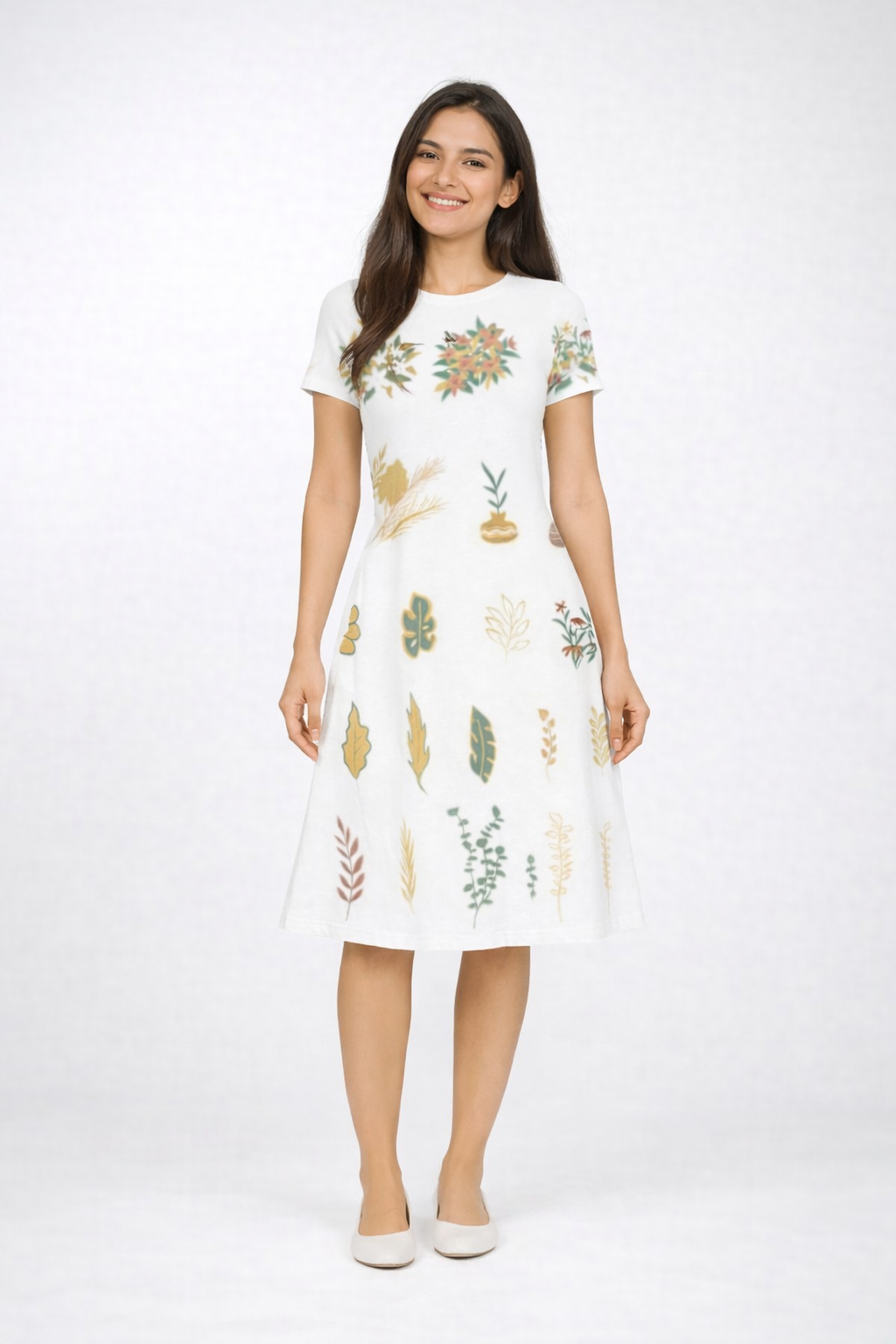 Flow Flare A-Line Dress – Poly-Spandex | Stretch Fit & Flare Everyday Chic 220 GSM|