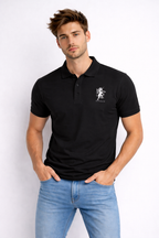 DyeBold Signature Crest Polo – Premium Airtex Cotton Polo T-Shirt 220 GSM|