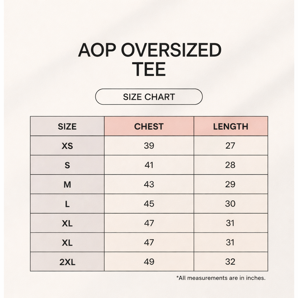 Unisex Ghost Parade Oversized T-Shirt – All-Over Print Streetwear Tee 240 GSM|