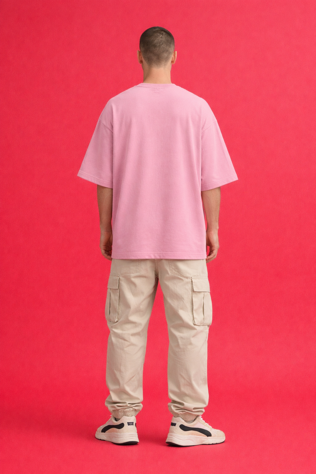 Unisex Terry Oversized Tee — 90/10 cotton-poly blend 260 GSM|