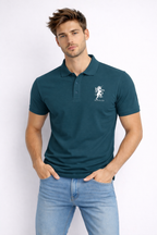 DyeBold Signature Crest Polo – Premium Airtex Cotton Polo T-Shirt 220 GSM|