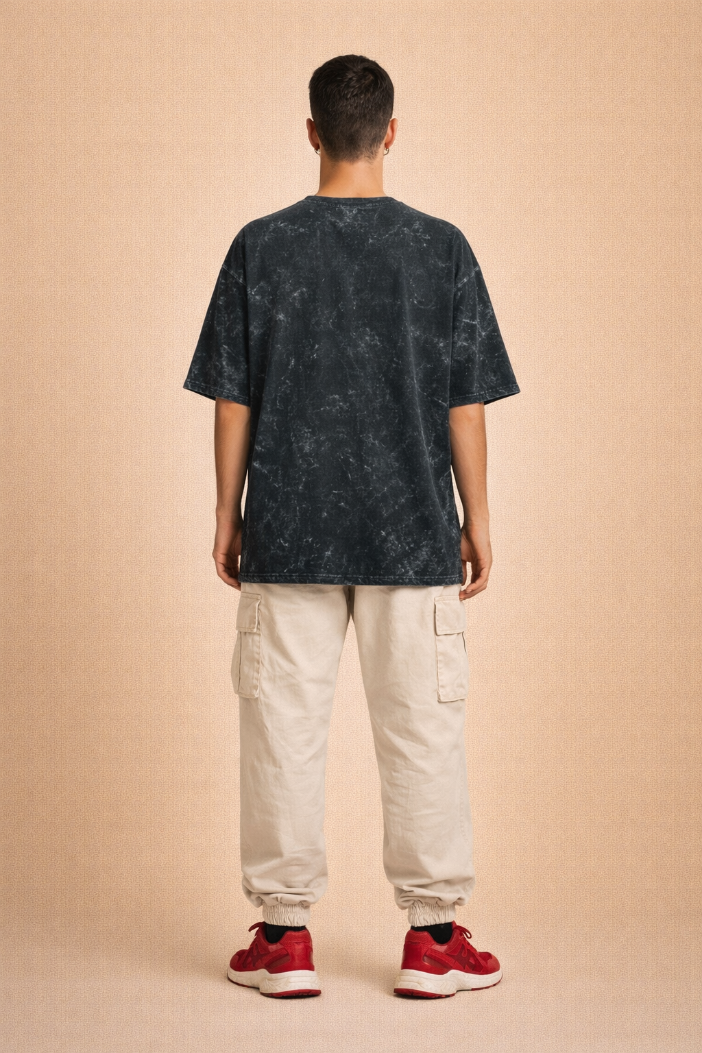 Unisex Acid Washed Oversized Tee — 100% premium cotton 240 GSM|