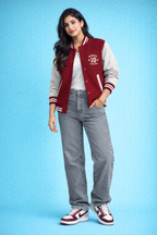 Unisex Stay Weird Varsity Jacket – Premium Cotton 300 GSM|