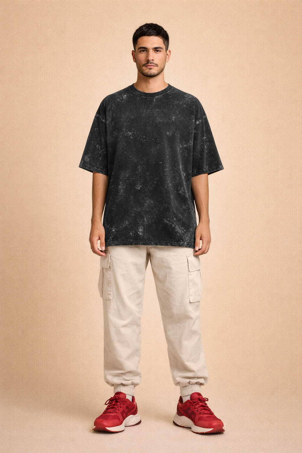 Unisex Acid Washed Oversized Tee — 100% premium cotton 240 GSM|