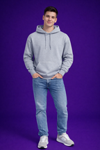 Unisex Brushed Fleece Hoodie – Heavyweight Winter Streetwear 300 GSM|