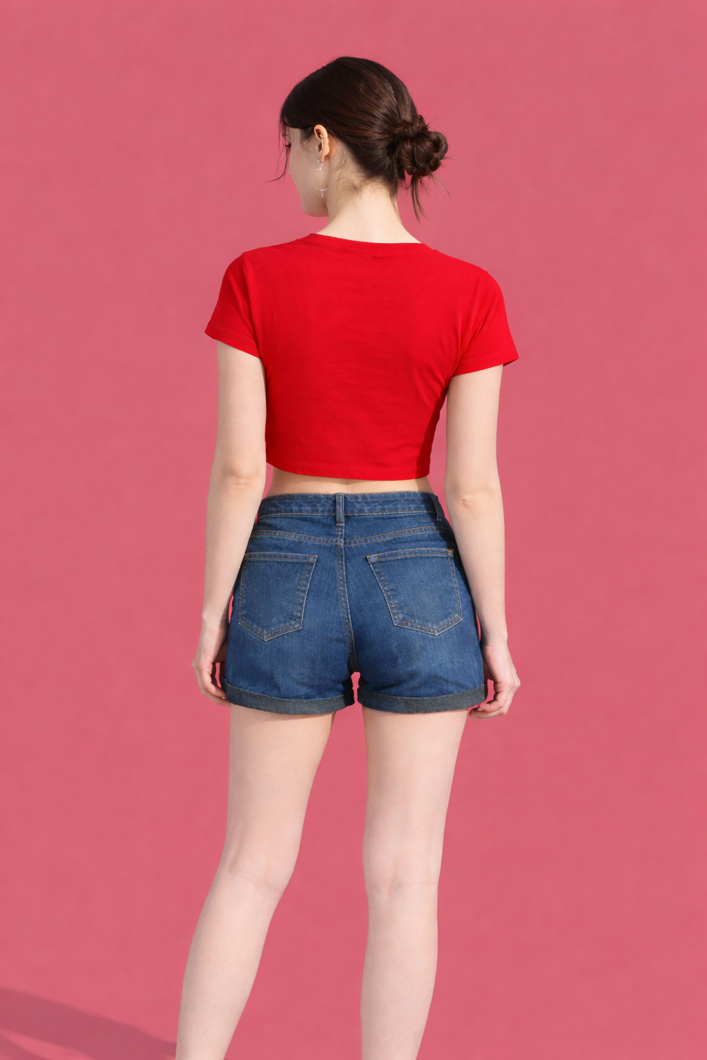 Edge Crop Top – Super Combed Cotton | Cropped Half Sleeve Streetwear Fit 180 GSM|