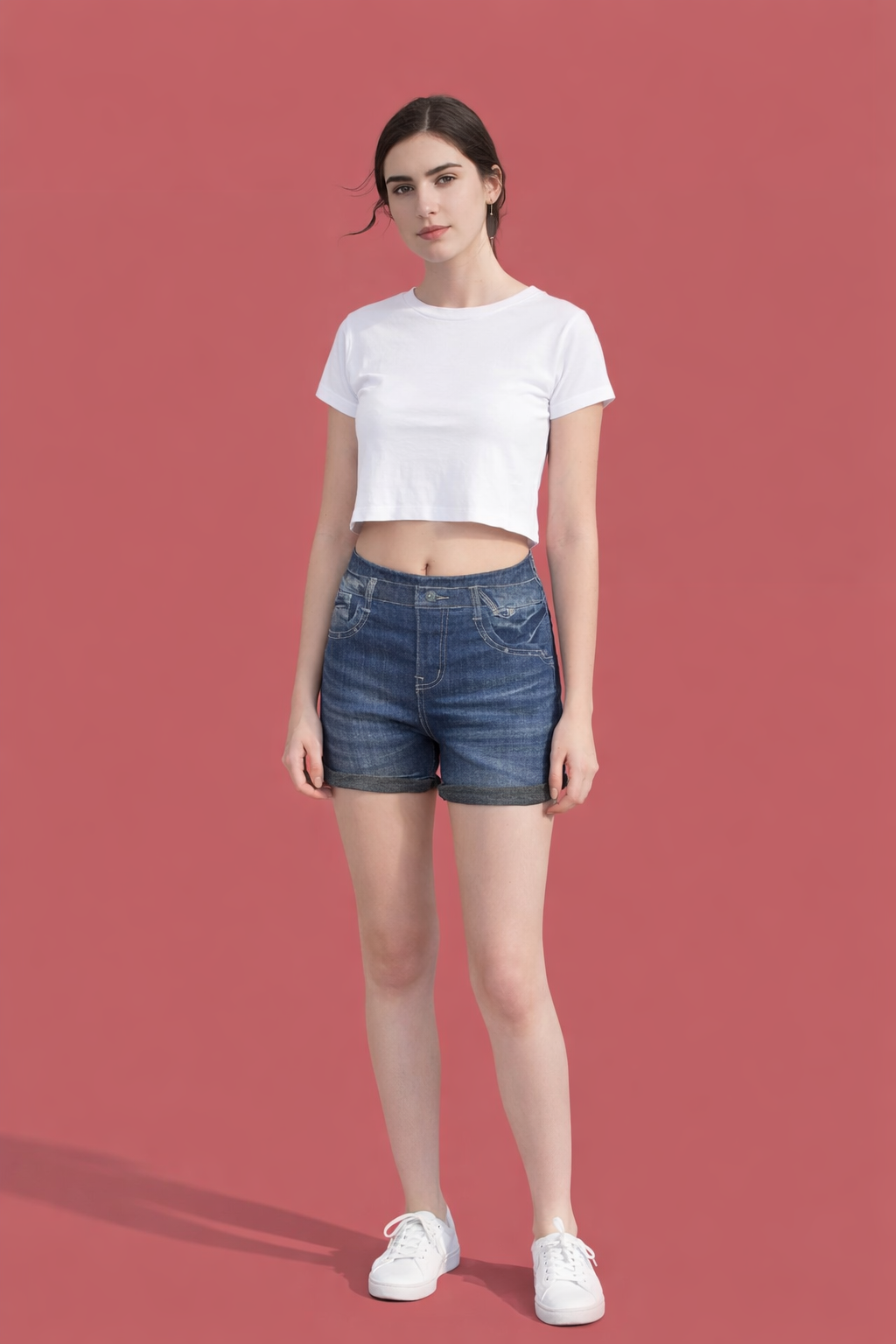 Edge Crop Top – Super Combed Cotton | Cropped Half Sleeve Streetwear Fit 180 GSM|