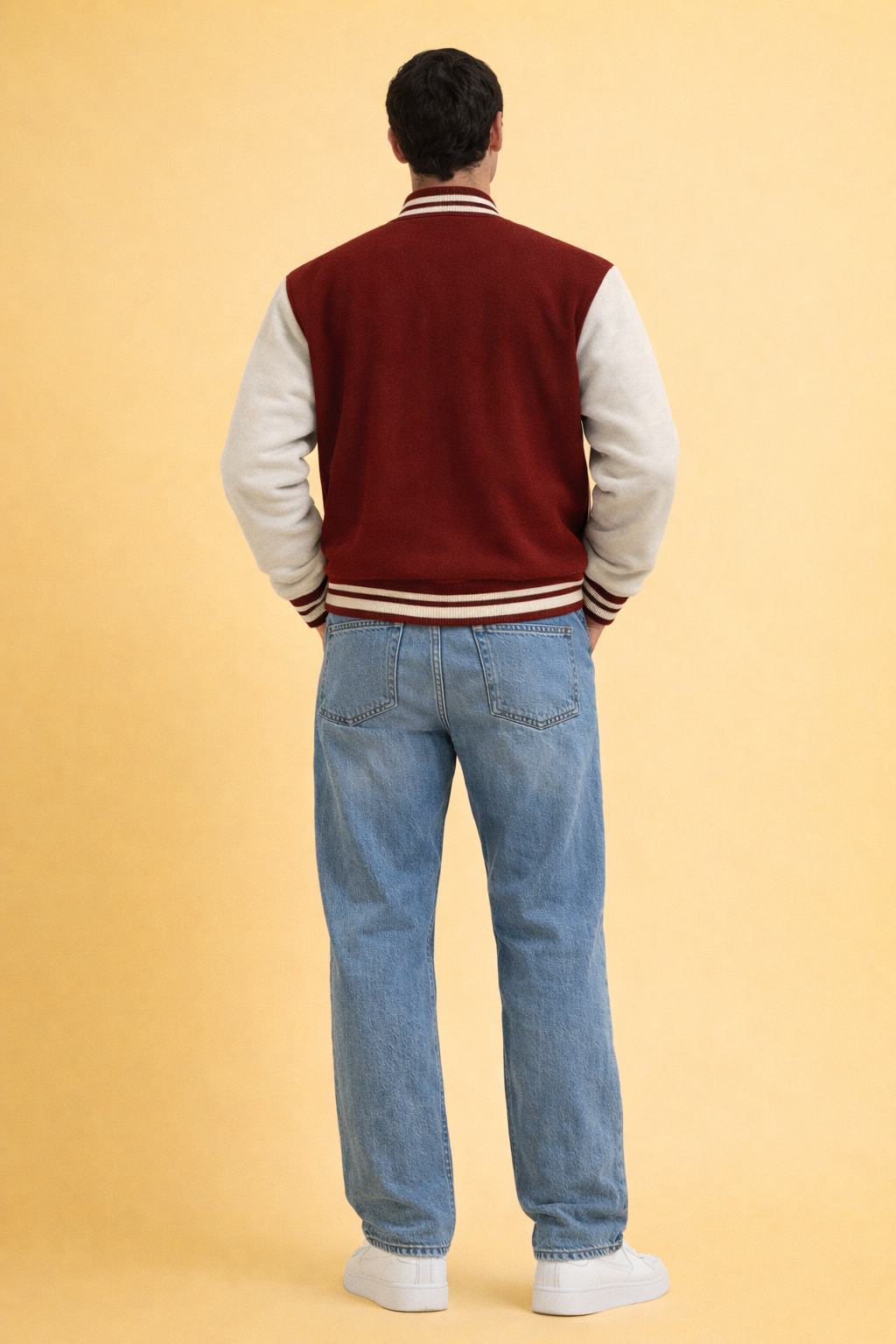 Unisex Classic Varsity Jacket— Derby Ribbed Fit | Timeless College Style 300 GSM|