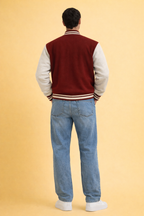 Unisex Classic Varsity Jacket— Derby Ribbed Fit | Timeless College Style 300 GSM|