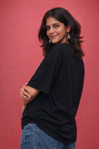 Unisex Stranger Things “Upside Drip” Oversized Cotton Tee – Streetwear stranger things Edition 240 GSM|