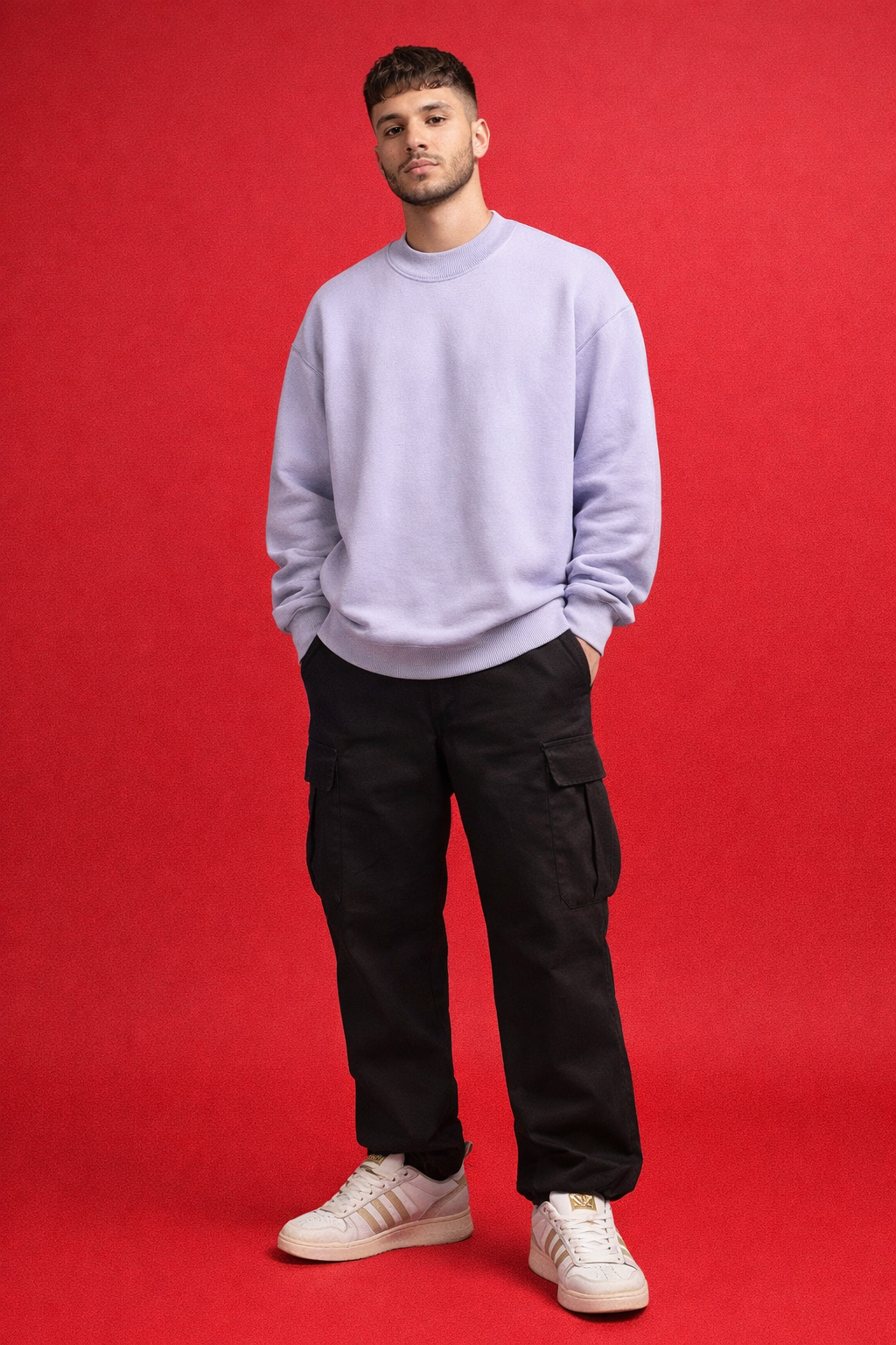 Unisex Oversized Sweatshirt – Heavyweight Streetwear Essential 400 GSM|