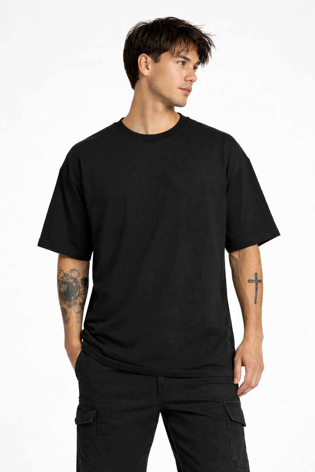 Unisex Journey Throughout Life Oversized Tee – Rider Spirit Streetwear 260 GSM|