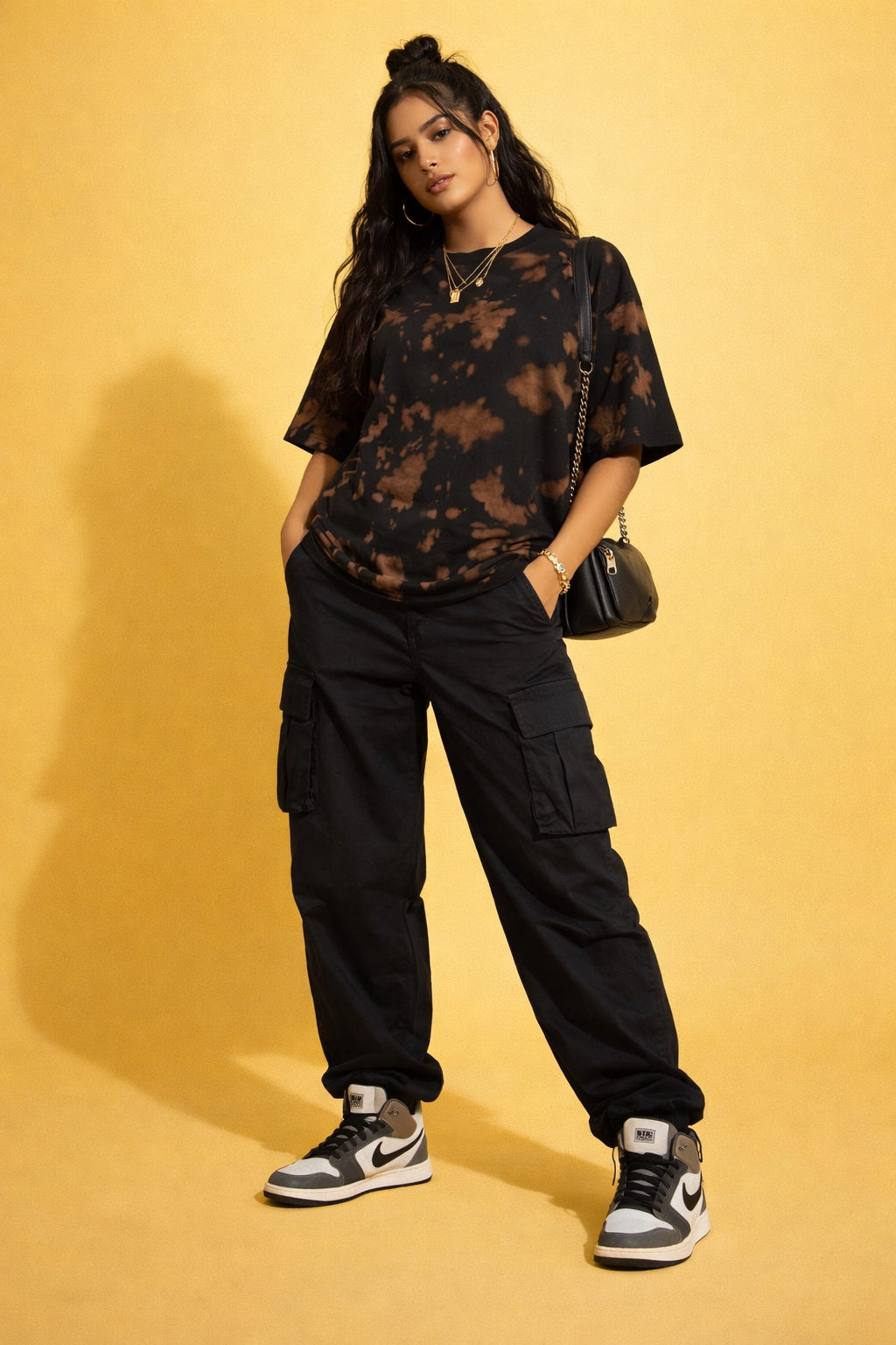 Unisex Tie Dye Oversized T-Shirt — 90% cotton / 10% polyester blend 260 GSM|