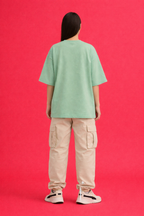 Unisex Terry Oversized Tee — 90/10 cotton-poly blend 260 GSM|