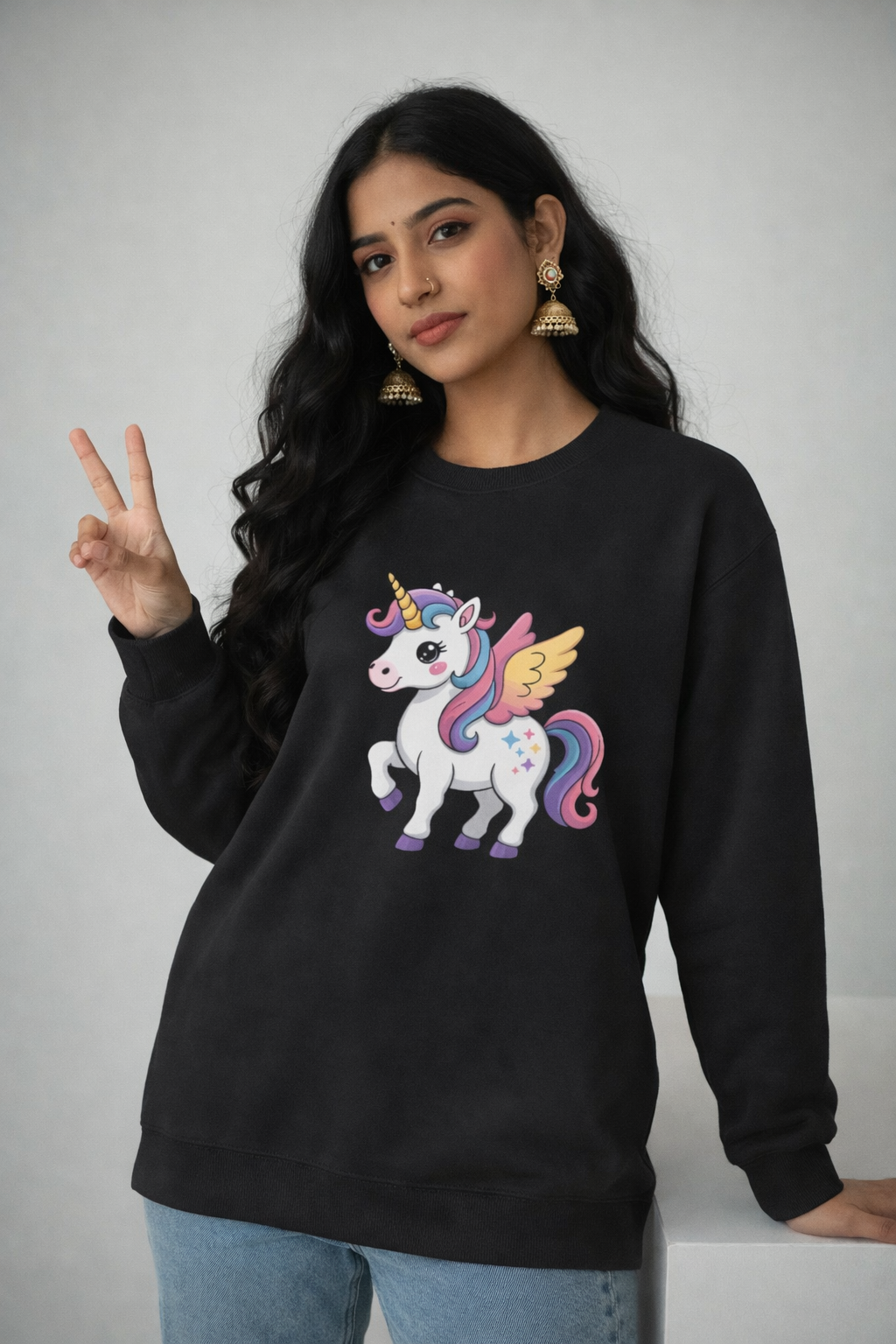 Magic Mane Sweatshirt – Premium Unicorn Fleece Sweatshirt 300 GSM|