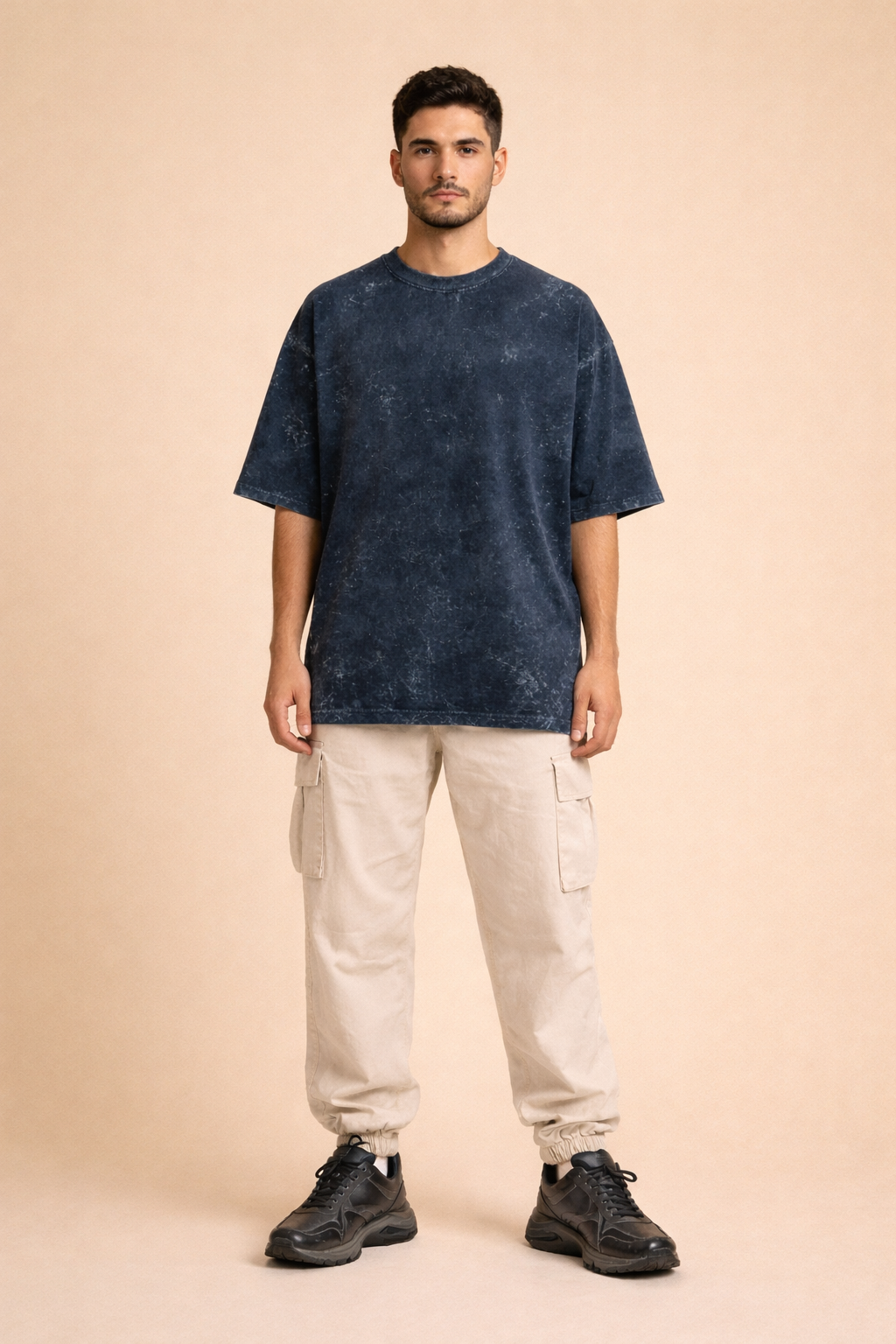 Unisex Acid Washed Oversized Tee — 100% premium cotton 240 GSM|