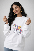 Magic Mane Sweatshirt – Premium Unicorn Fleece Sweatshirt 300 GSM|