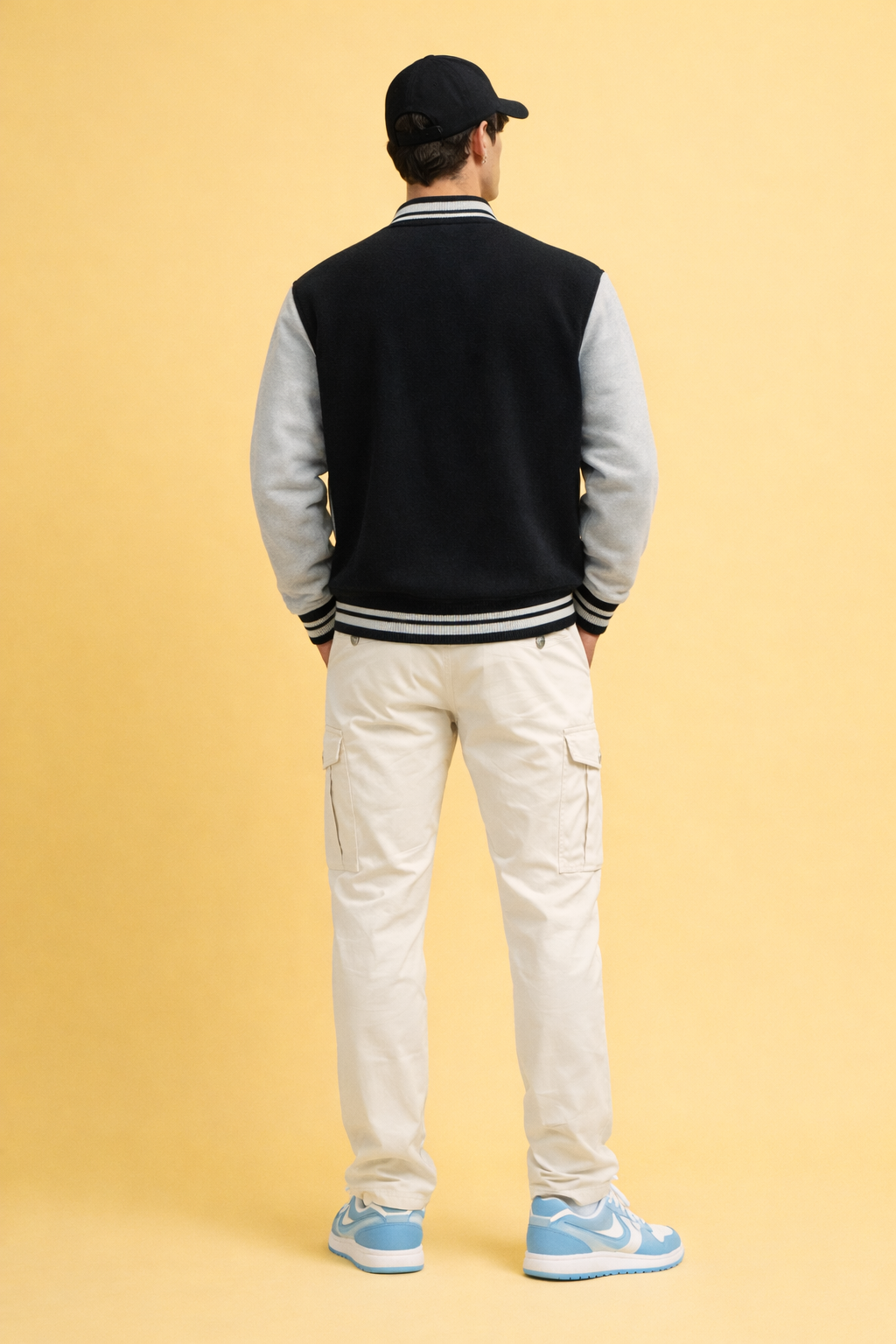 Unisex Classic Varsity Jacket— Derby Ribbed Fit | Timeless College Style 300 GSM|